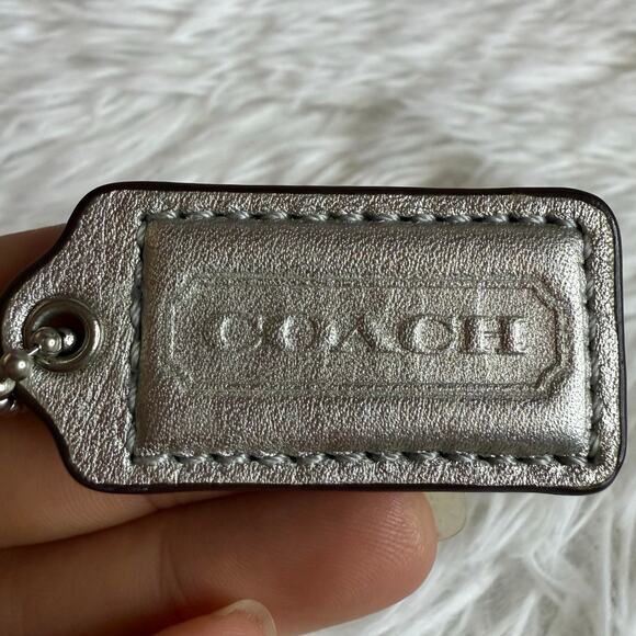 1.5" COACH  Fob Bag Charm Hang tag Hangtag - Picture 1 of 2